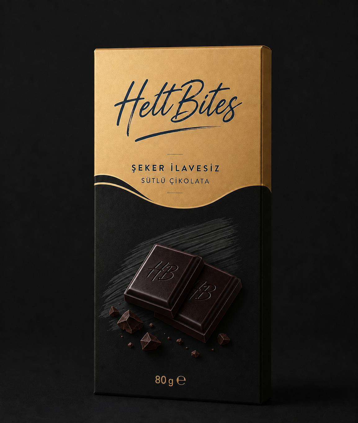 HeltBites Şeker İlavesiz Bitter Çikolata